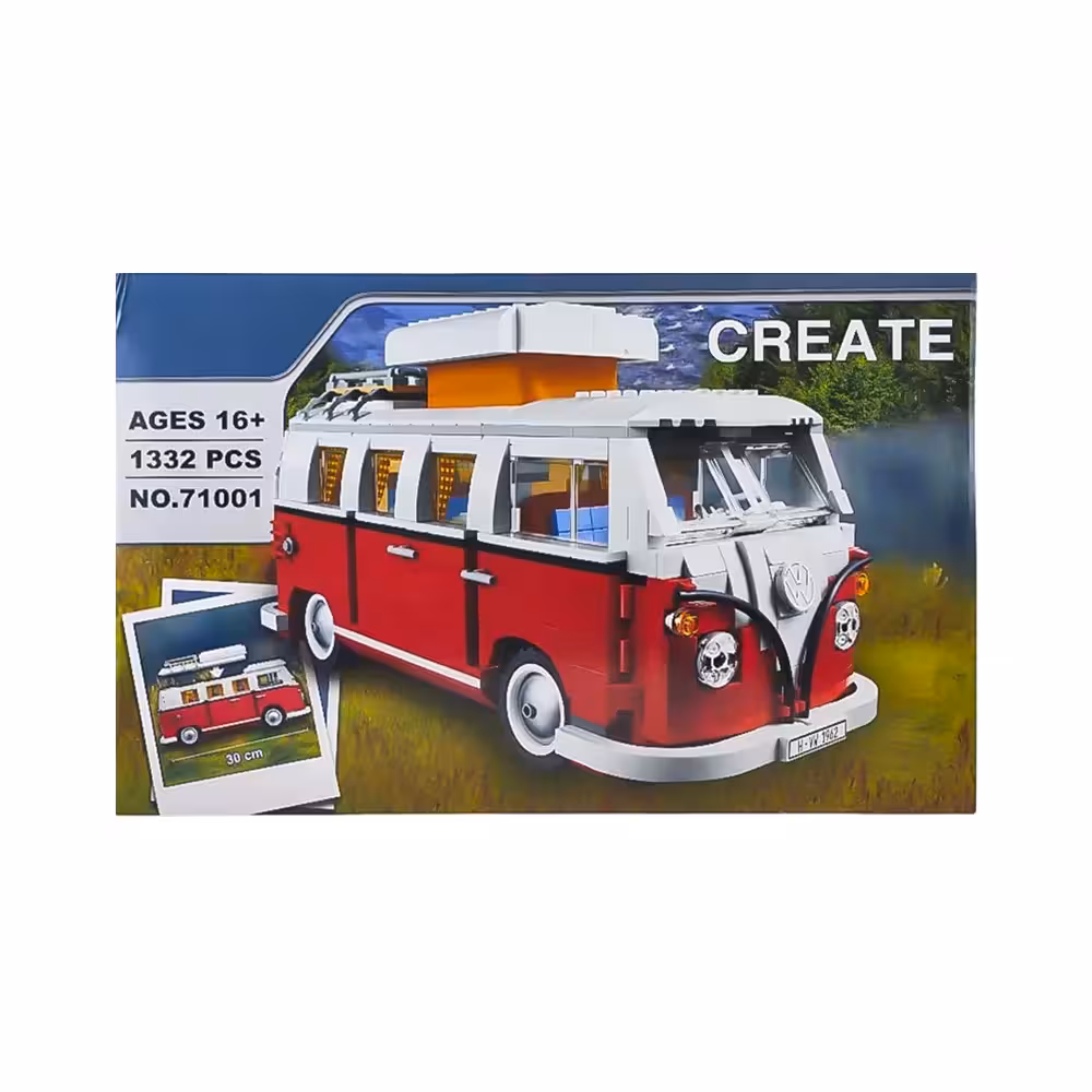 لگو اتوبوس فولکس 1332 قطعه کد NO.71001