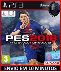بازی پلی استیشن 3 (PS3 ) نسخه رایتی نسخه هک شده بازی PES 2018: Pro Evolution Soccer