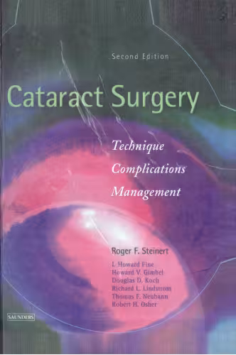 خرید و دانلود نسخه کامل کتاب Cataract Surgery: Technique, Complications, and Management, 2e