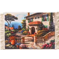 تابلو فرش ویلای سنگی فونتانا ایتالیایی