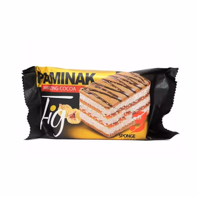 کیک سه لایه با مغز انجیر پامینک 70 گرمی