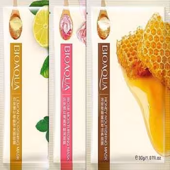 ماسک صورت بایو آکوا مدل 001 وزن 30 گرم مجموعه 3 عددی