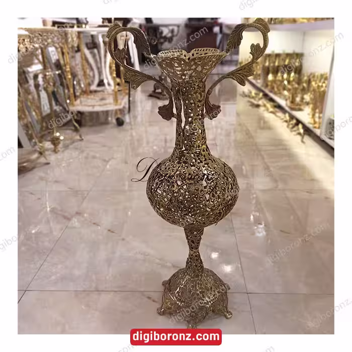گلدان برنجی برنزی فرهی توری