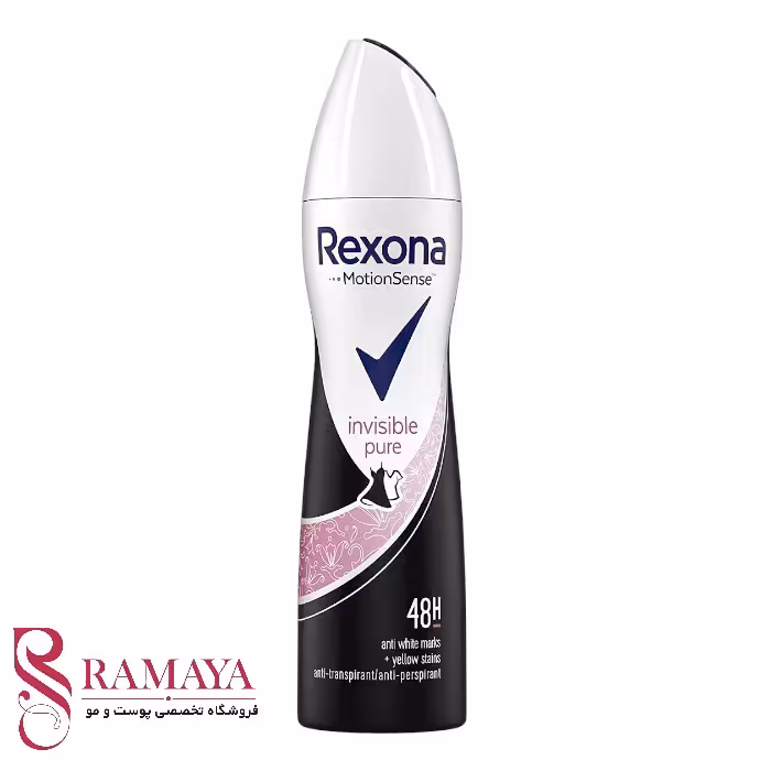 اسپری ضدتعریق زنانه رکسونا مدل invisible pure حجم 200 میلی لیتر