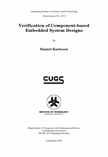 خرید و دانلود نسخه کامل کتاب Verification of component-based embedded system designs