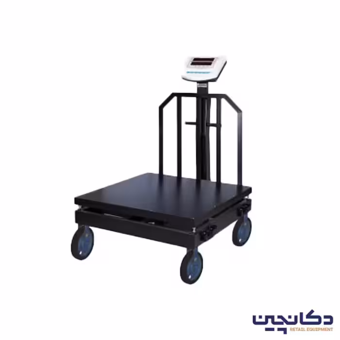 باسکول محک 1500 کیلو گرم چرخ دار گالوانیزه(ابعاد 120*120سانتیمتر)