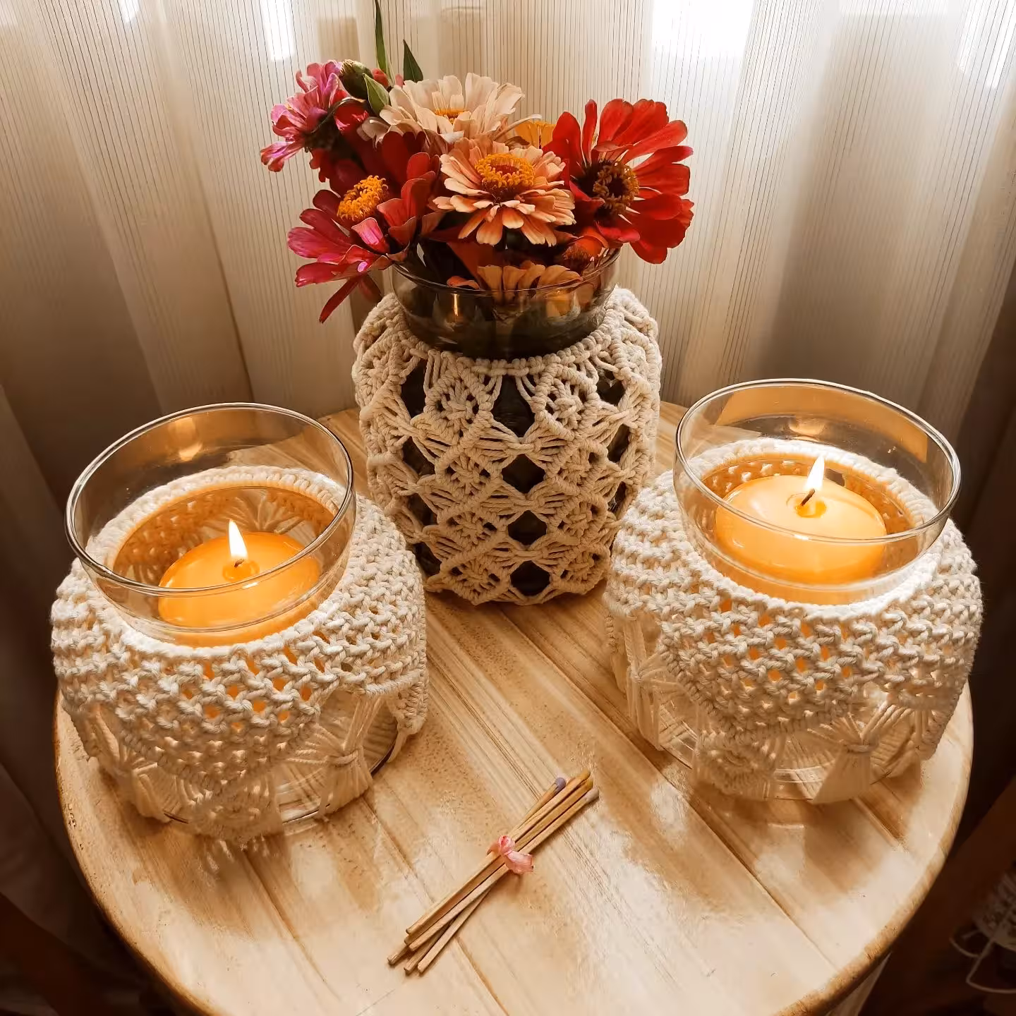 شیشه مکرومه