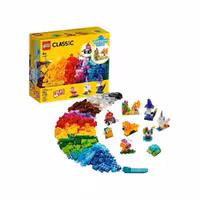 لگو کلاسیک مدل جعبه خلاقیت با آجرهای شفاف (11013)