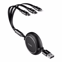 کابل سه سر بیسوس Baseus مدل CAMLT-JH01 با توان 3.5 آمپر