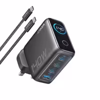 شارژر دیواری 140 واتی انکر مدل B2697 همراه با کابل USB-C (سه پین)