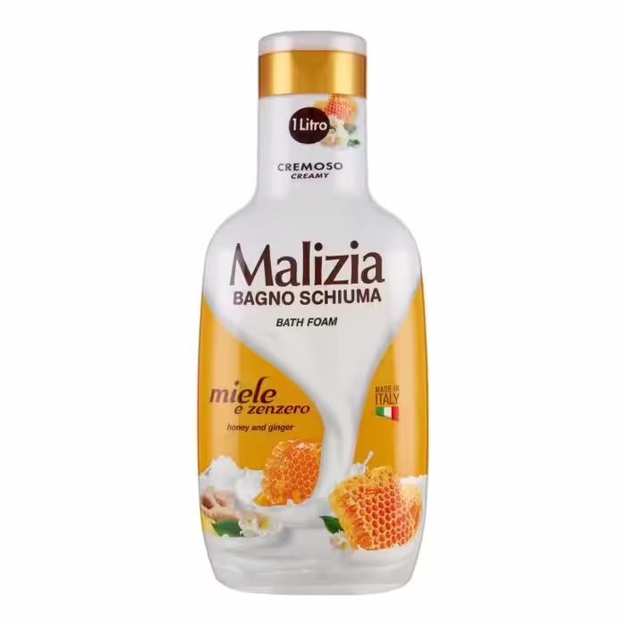 شامپو بدن مالیزیا Malizia با رایحه عسل و زنجبیل حجم 1000 میل