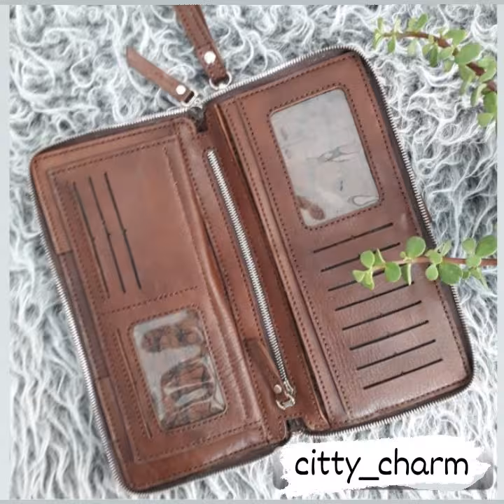 کیف مدارک و دسته چک چرمی 