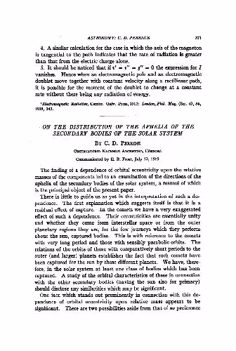 خرید و دانلود نسخه کامل کتاب On the Distribution of the Aphelia of the Secondary Bodies of the Solar System (1919)(en)(7s)