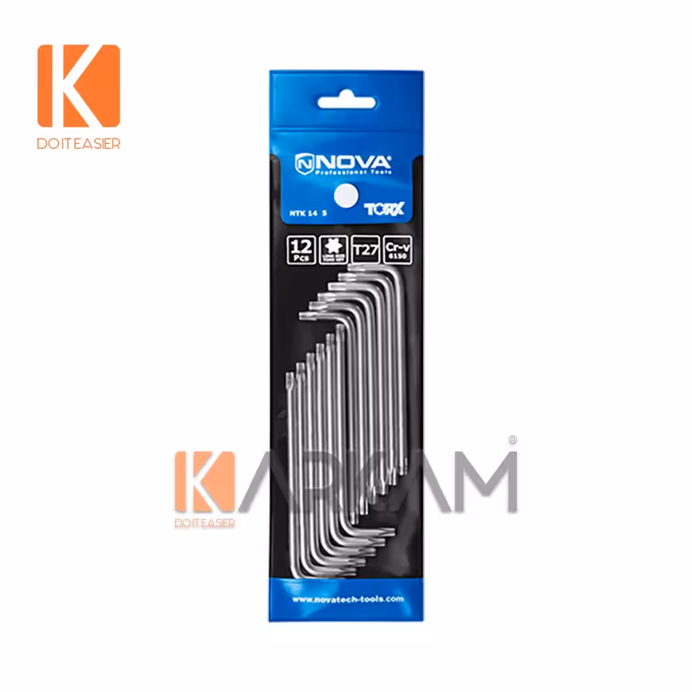 آچار آلن ستاره ای T10 بلند 1410 نوا