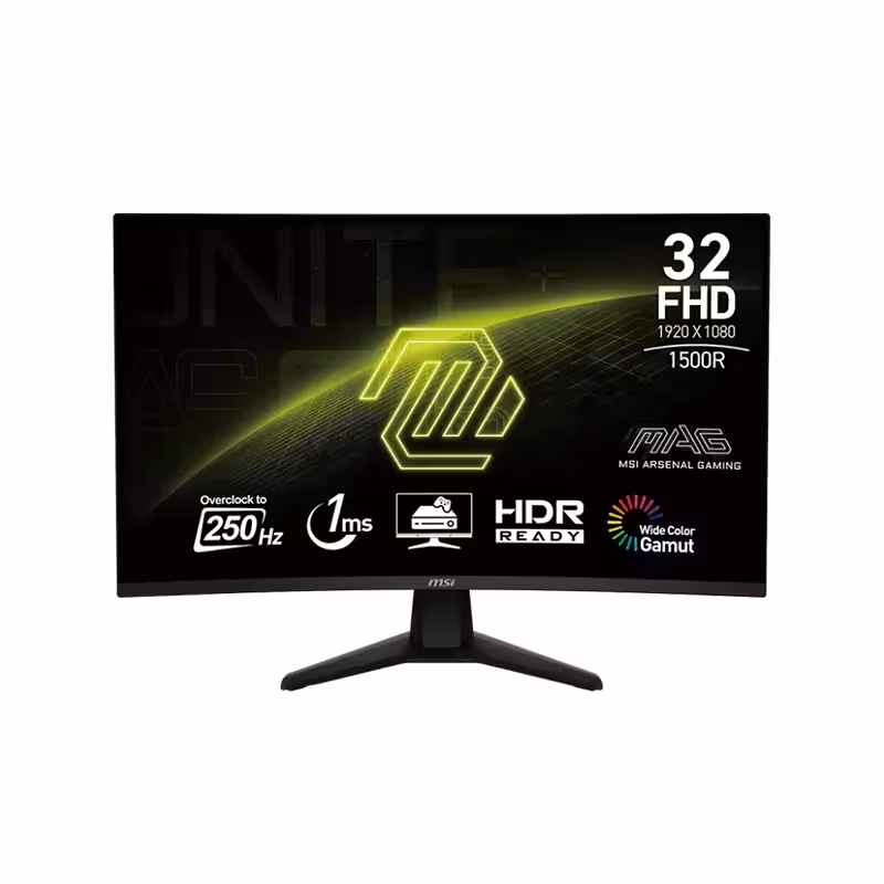 مانیتور گیمینگ خمیده 32 اینچ ام اس آی مدل MAG 32C6X