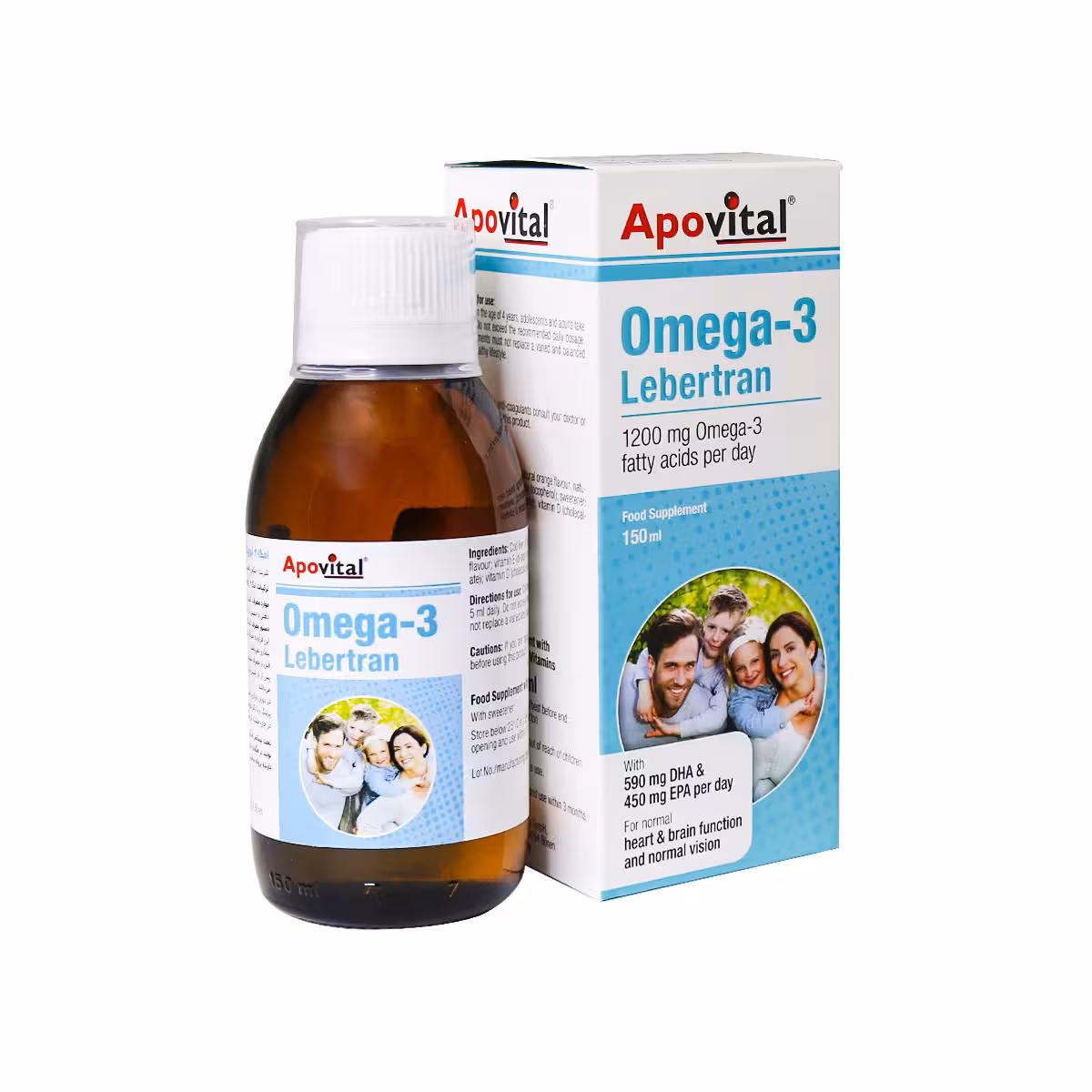 شربت امگا 3 آپوویتال 150 میلی لیتر آپوویتال – Apovital