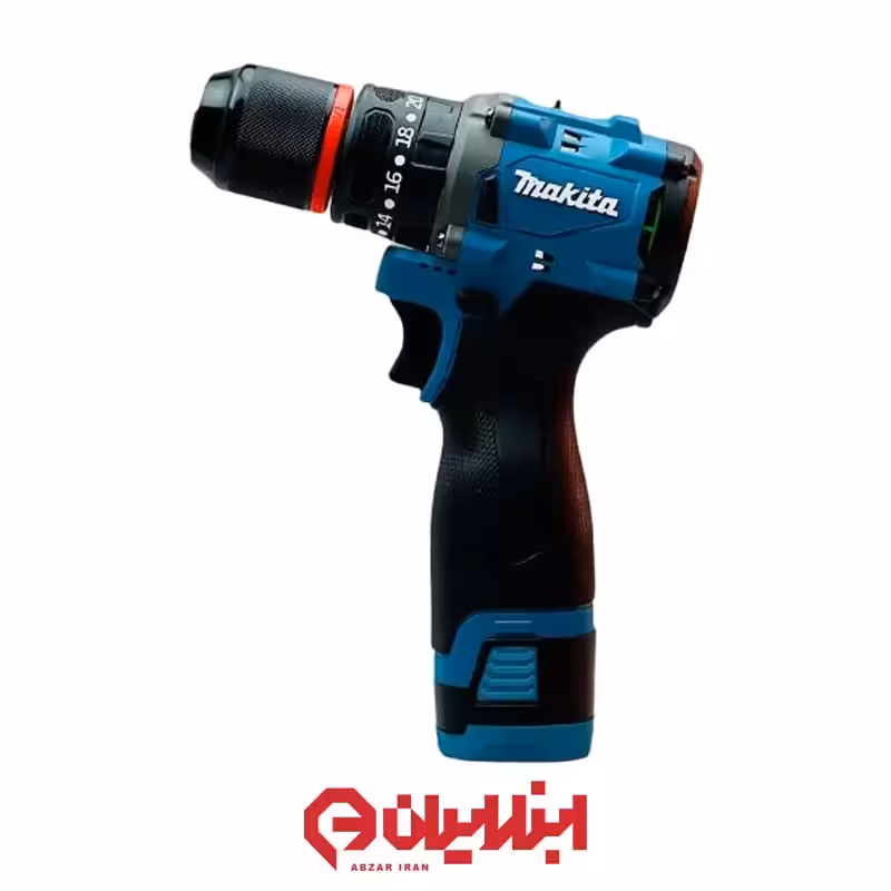 دریل شارژی براشلس دو باطری طرح ماکیتا 24 ولت