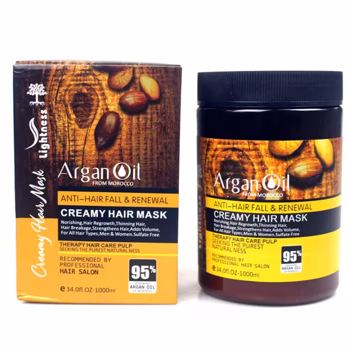 ماسک تقویت کننده مو آرگان لایتنس اصل Lightness Argan Oil Hair mask