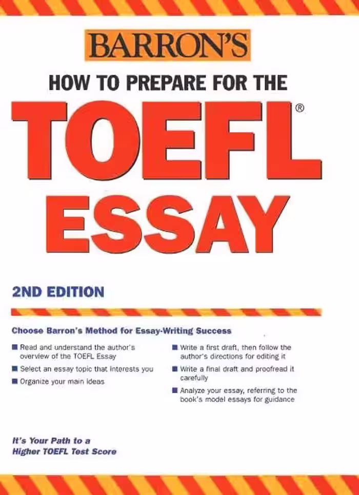 کتاب Barrons TOEFL Essay 2nd Edition