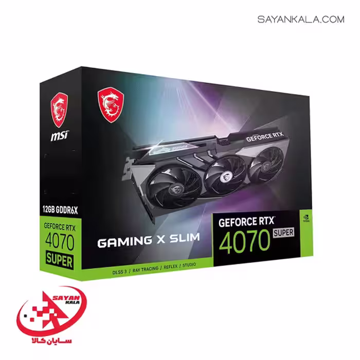 کارت گرافیک ام اس آی مدل GRAPHIC CARD MSI GeForce RTX 4070 Super Gaming X Slim 12GB