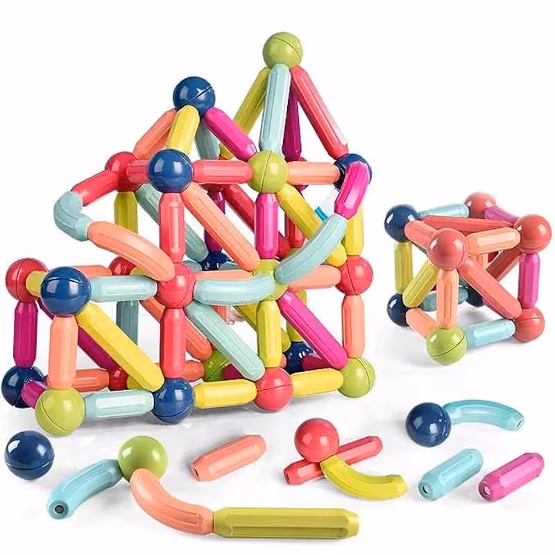 اسباب بازی مگنت آهنربایی 38 قطعه
