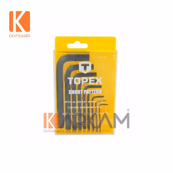 آچار آلن 9 عددی جعبه ای تاپکس