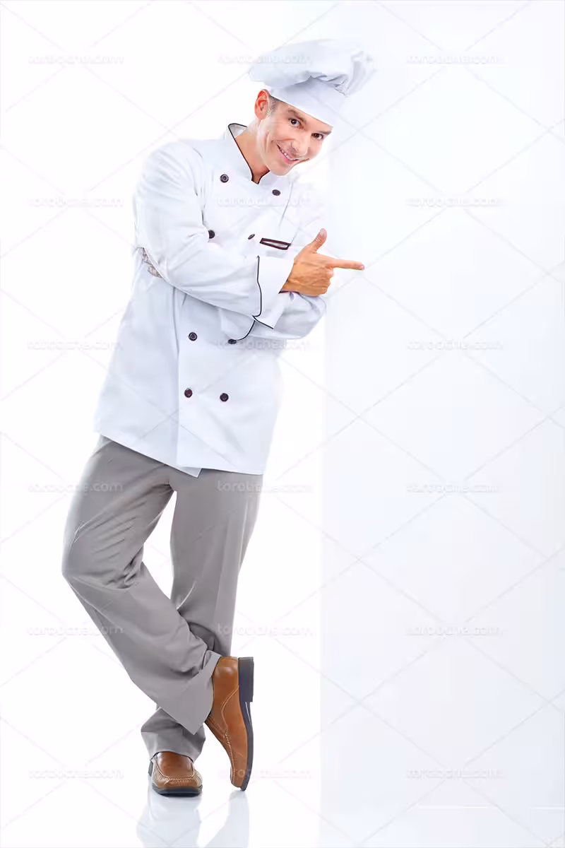 عکس سرآشپز خندان | گرافیک با طعم تربچه