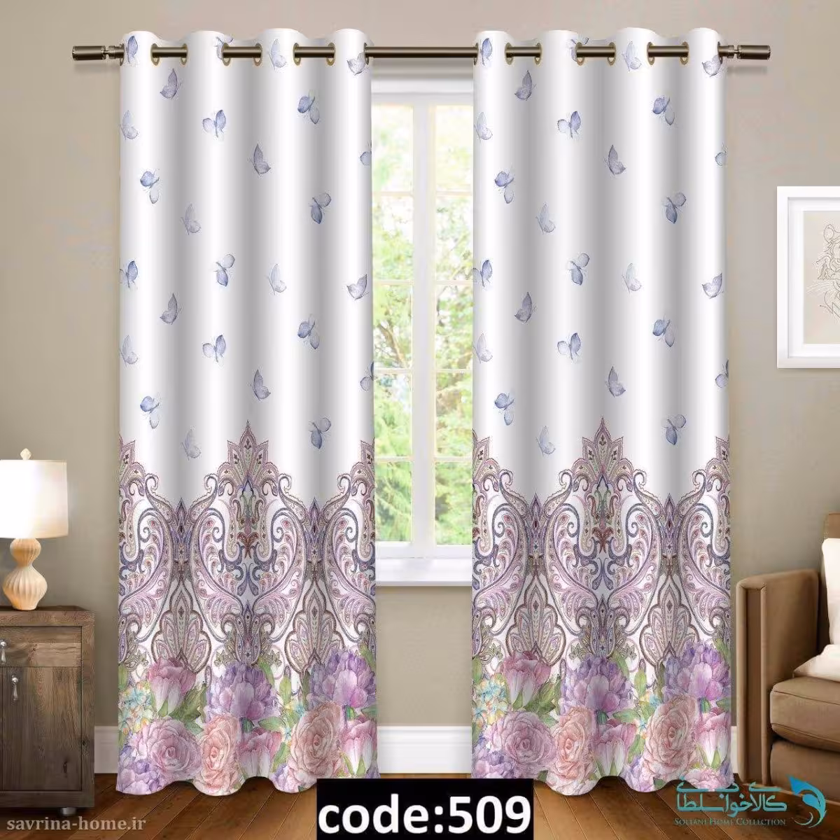 پرده پانچی سری اسلیمی مدل Sh-509