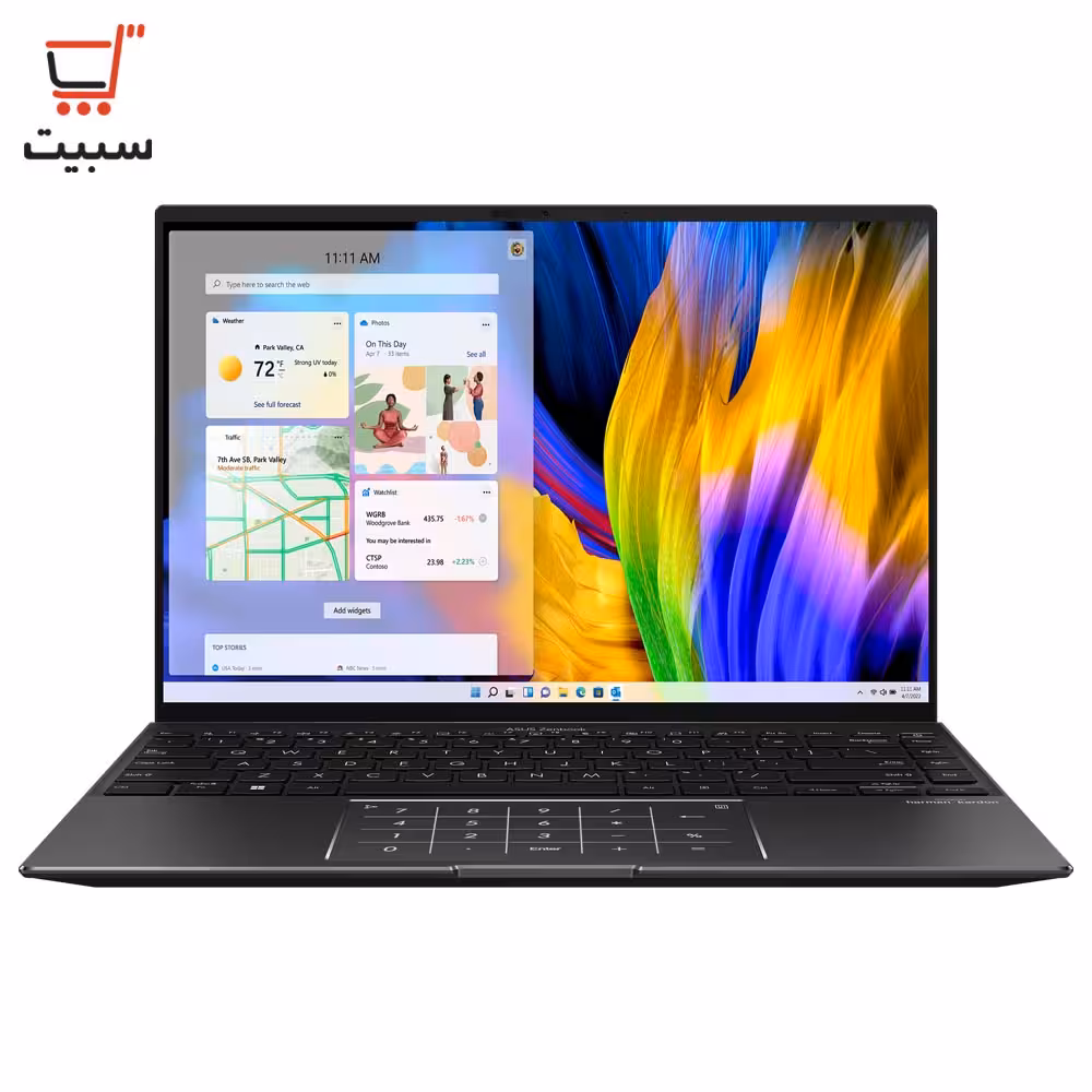 لپ تاپ 14 اینچی ایسوس مدل Zenbook 14X OLED UM5401QA-B