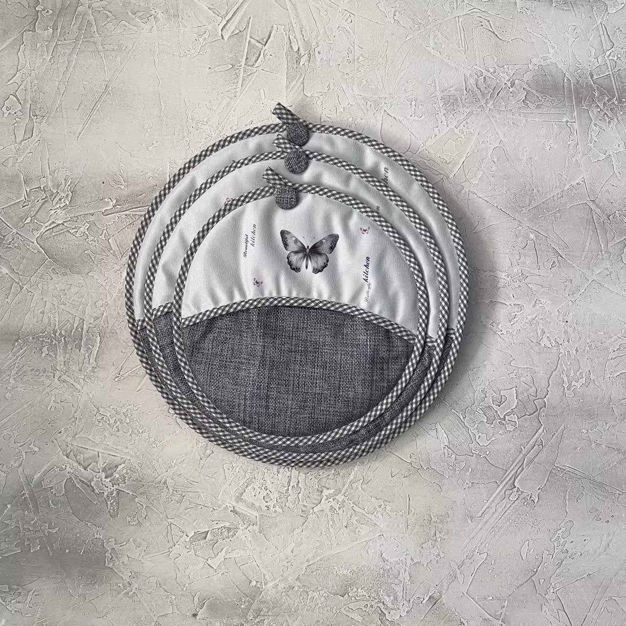 ست 3تایی دمکنی مخمل پریا - طرح 92