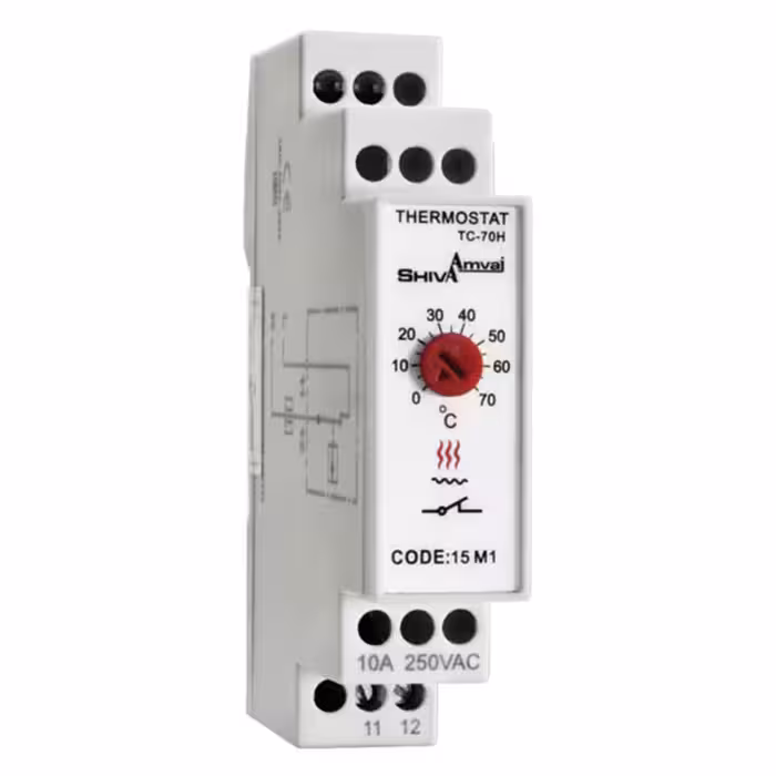 ترموستات تابلویی TC-70H , TC-70C – 15M1 شیوا امواج