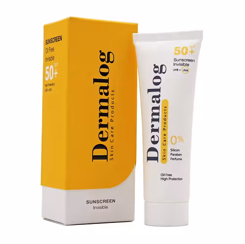 کرم ضد آفتاب درمالوگ بی رنگ SPF50 فاقد چربی  Dermalog Oily Skin Sunscreen Cream Oil Free SPF50