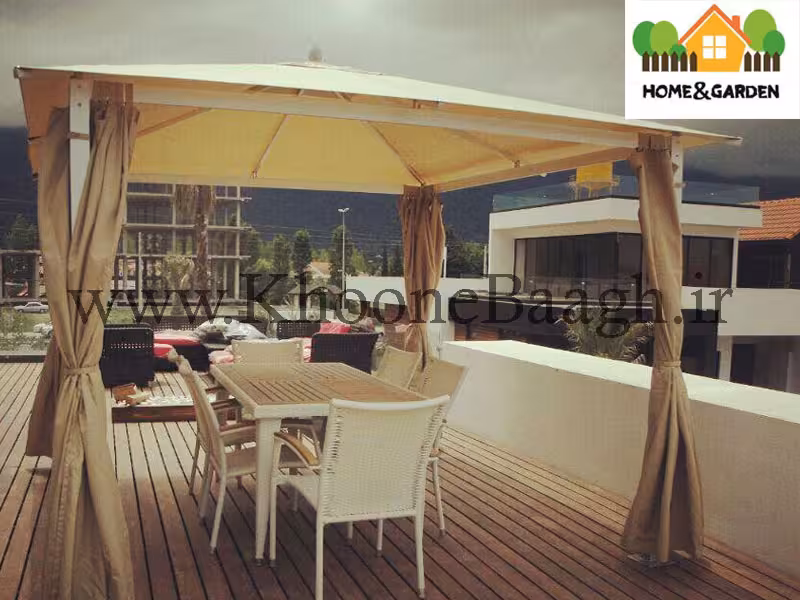 آلاچیق مربع آلومینیومی