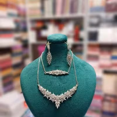 سرویس نقره زنجیری براق میکرو جواهر