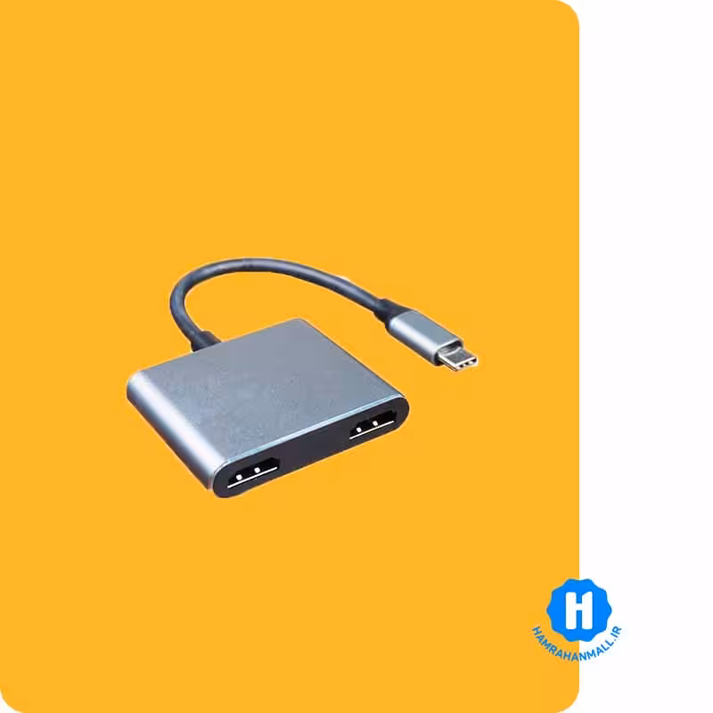 تبدیل USB-C به HDMI/USB 3.0 کی نت مدل K-COUC2HDU3