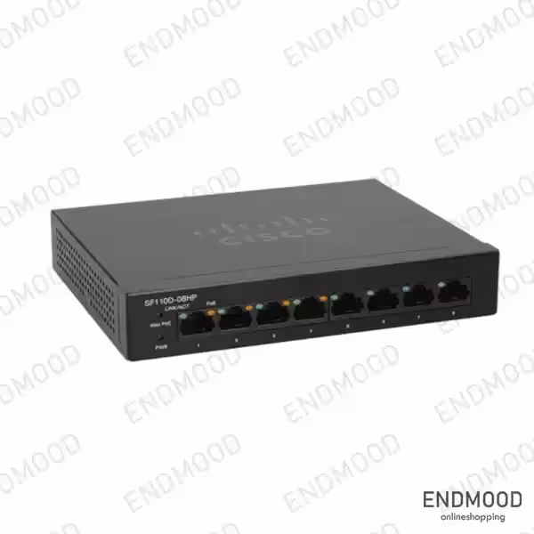 سوئیچ 8 پورت POE سیسکو مدل Cisco SF110D-08HP