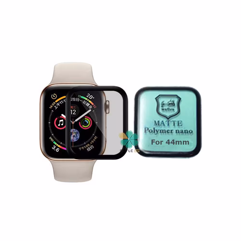 گلس مات ساعت اپل واچ Apple Watch 44mm مدل Polymer Nano