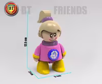 آدمک دختر تک شاخ بتی فرند BtFriends طرح تولو TOLO