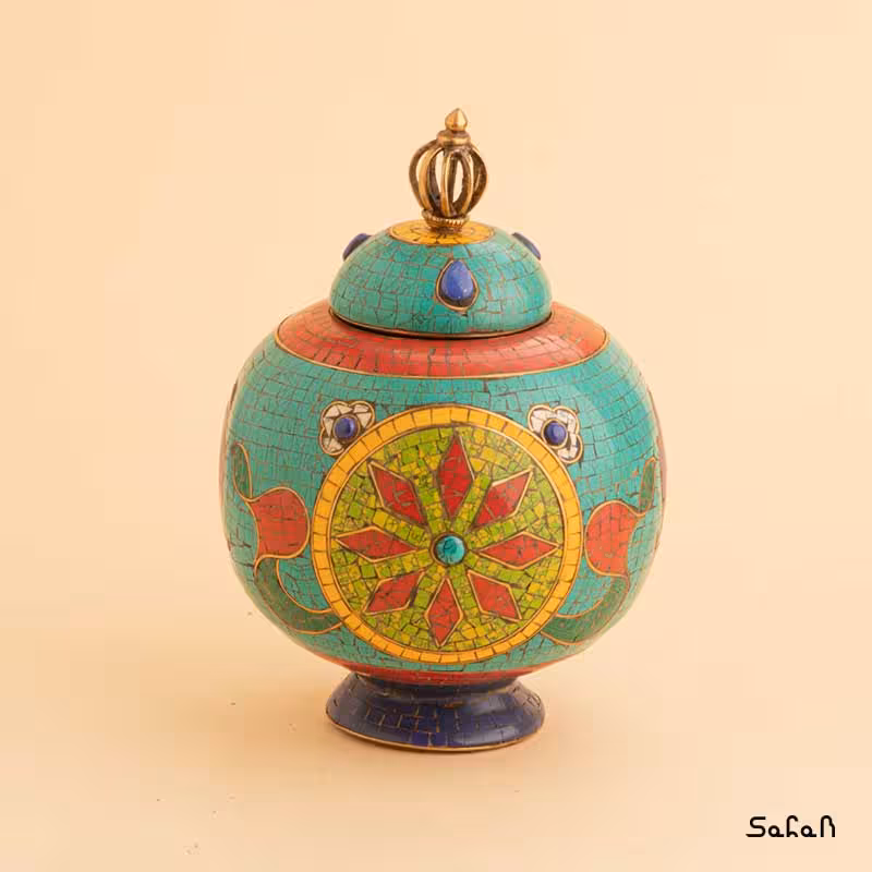 ظرف دکوری نپالی نها مدل 9