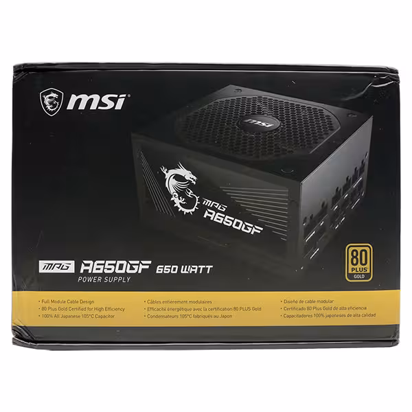 منبع تغذیه استوک  کامپیوتر ام اس آی مدل MPG A650GF