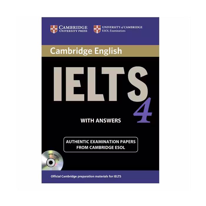 کتاب Cambridge IELTS 4 CD دو رنگ