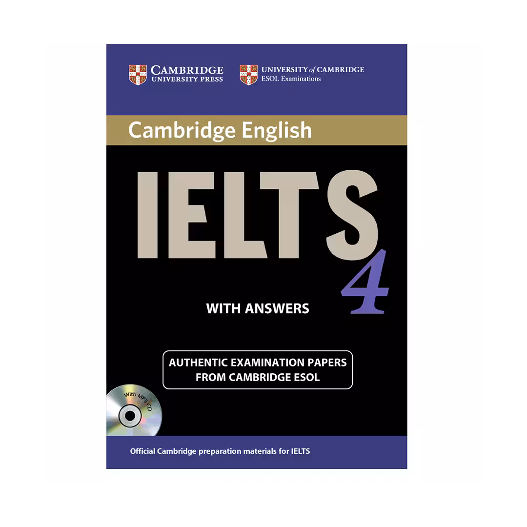 کتاب Cambridge IELTS 4 CD دو رنگ