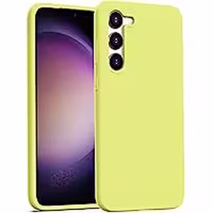 قاب سیلیکونی اورجینال S23 لیمویی