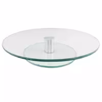 صفحه گردان طرح دار شیشه ای خامه کشی قطر 30 سانت (ارسال فقط داخل شهر تهران)