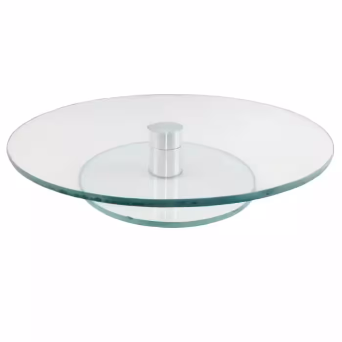 صفحه گردان طرح دار شیشه ای خامه کشی قطر 30 سانت (ارسال فقط داخل شهر تهران)