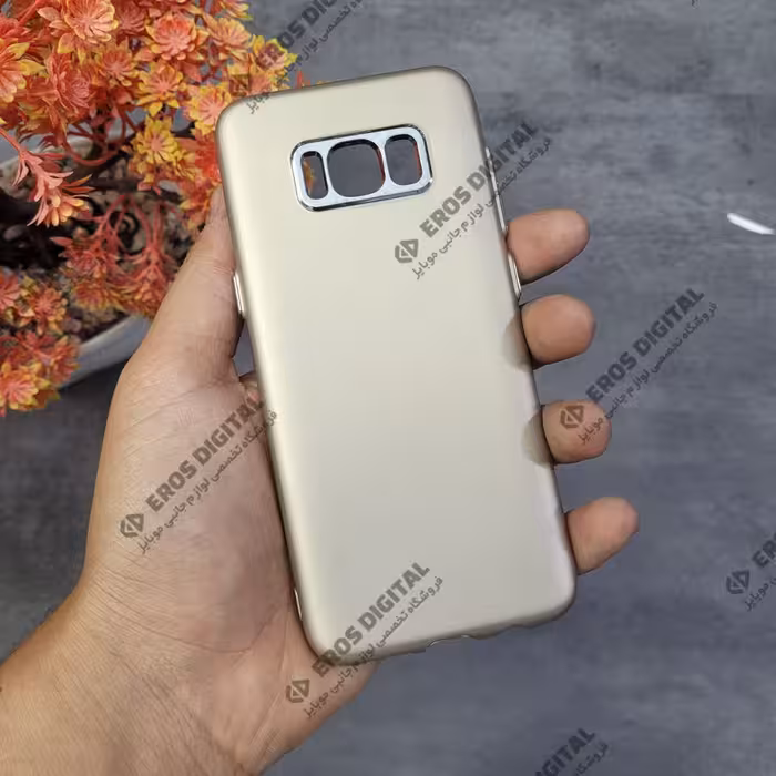 قاب گوشی Samsung Galaxy S8 مدل ژله ای سیلور رینگ