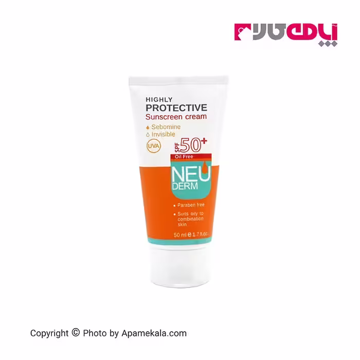ضد آفتاب SPF 50 بژ طبیعی نئودرم