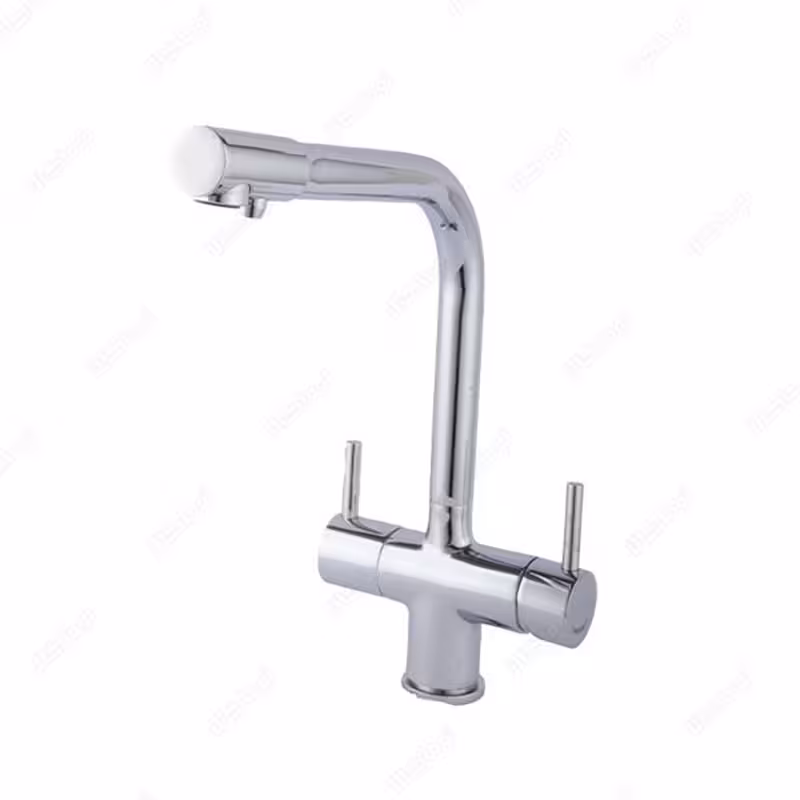 شیر ظرفشویی تصفیه دار آشپزخانه راسان مدل لیان کروم