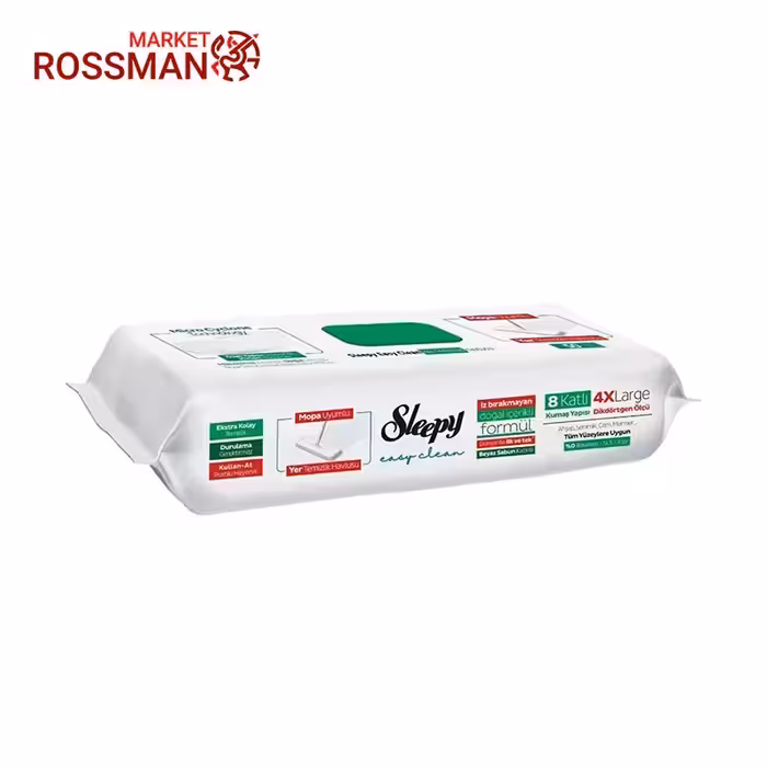 دستمال طی کشی یک بار مصرف اسلیپی Sleepy مدل Micro Cyclone حجم 50 عددی