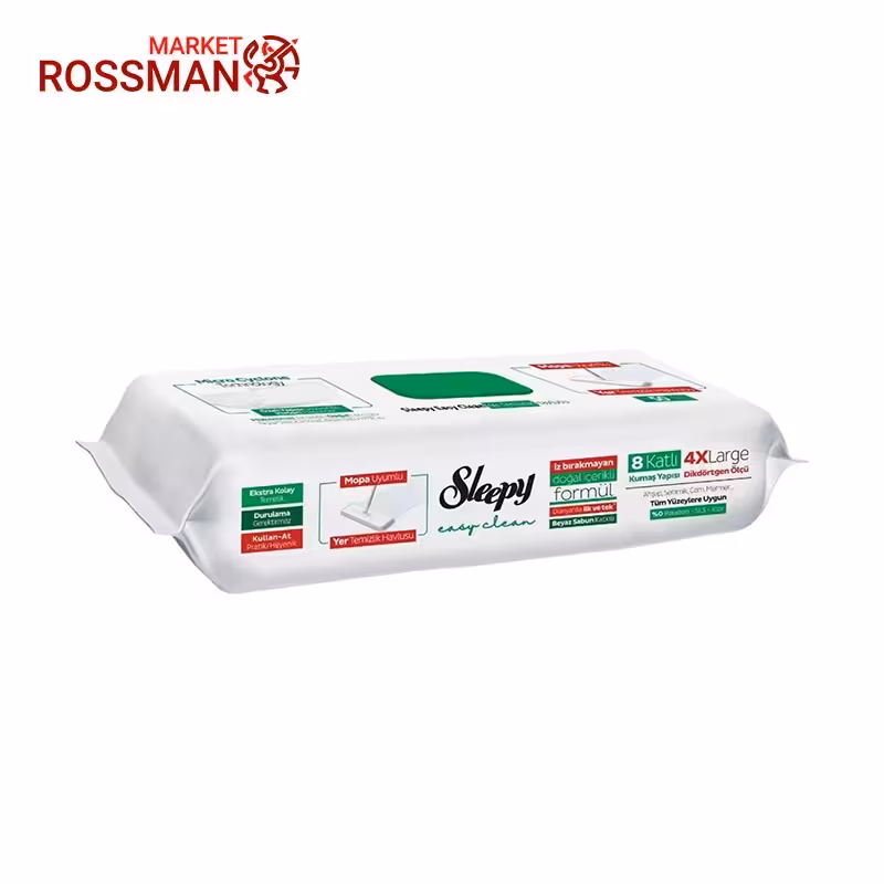 دستمال طی کشی یک بار مصرف اسلیپی Sleepy مدل Micro Cyclone حجم 50 عددی